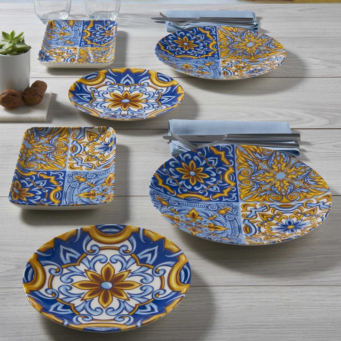 CAMELIA 18 PARÇA 6 KİŞİLİK BONE KAHVALTI TAKIMI - 2188